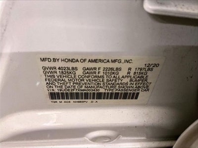 2021 Acura ILX Premium Package