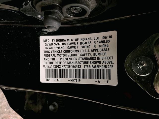 2016 Honda Civic EX