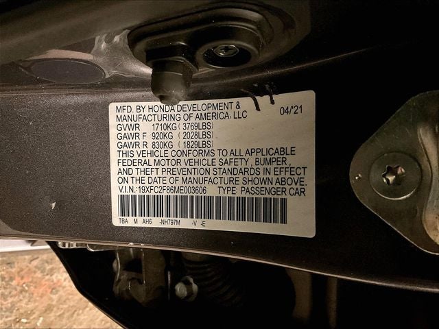 2021 Honda Civic Sport