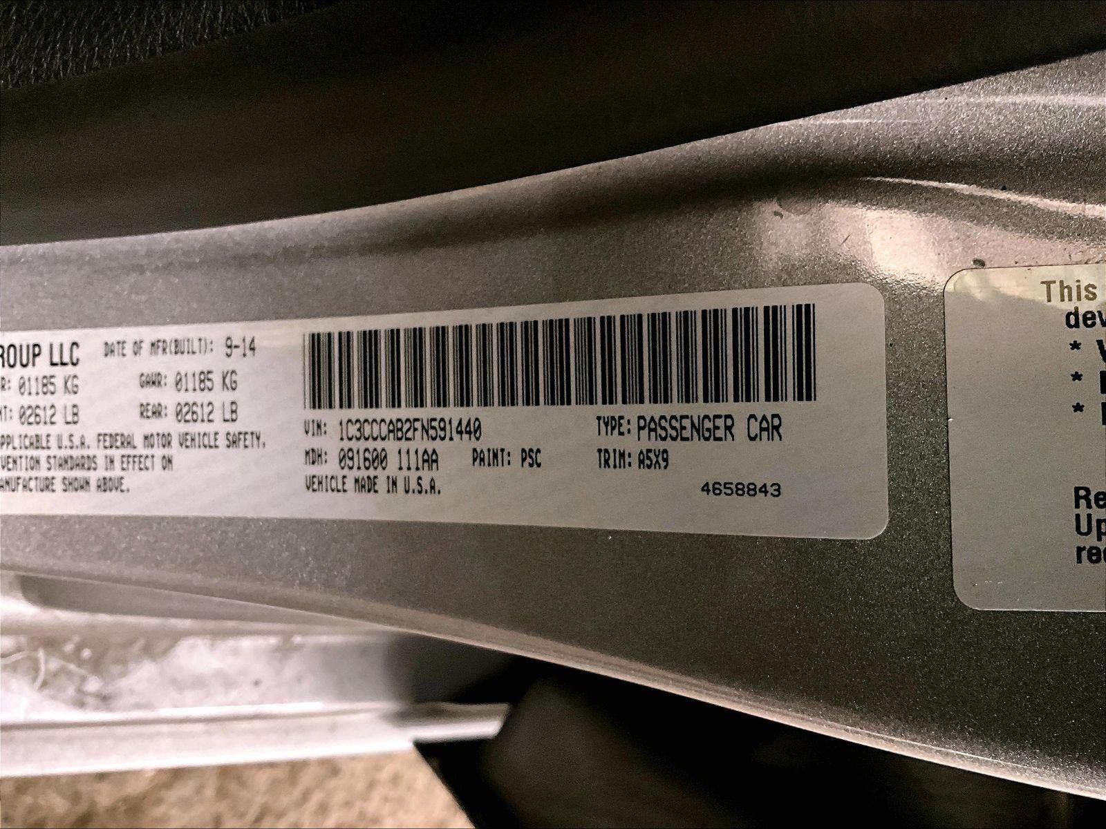 2015 Chrysler 200 Limited