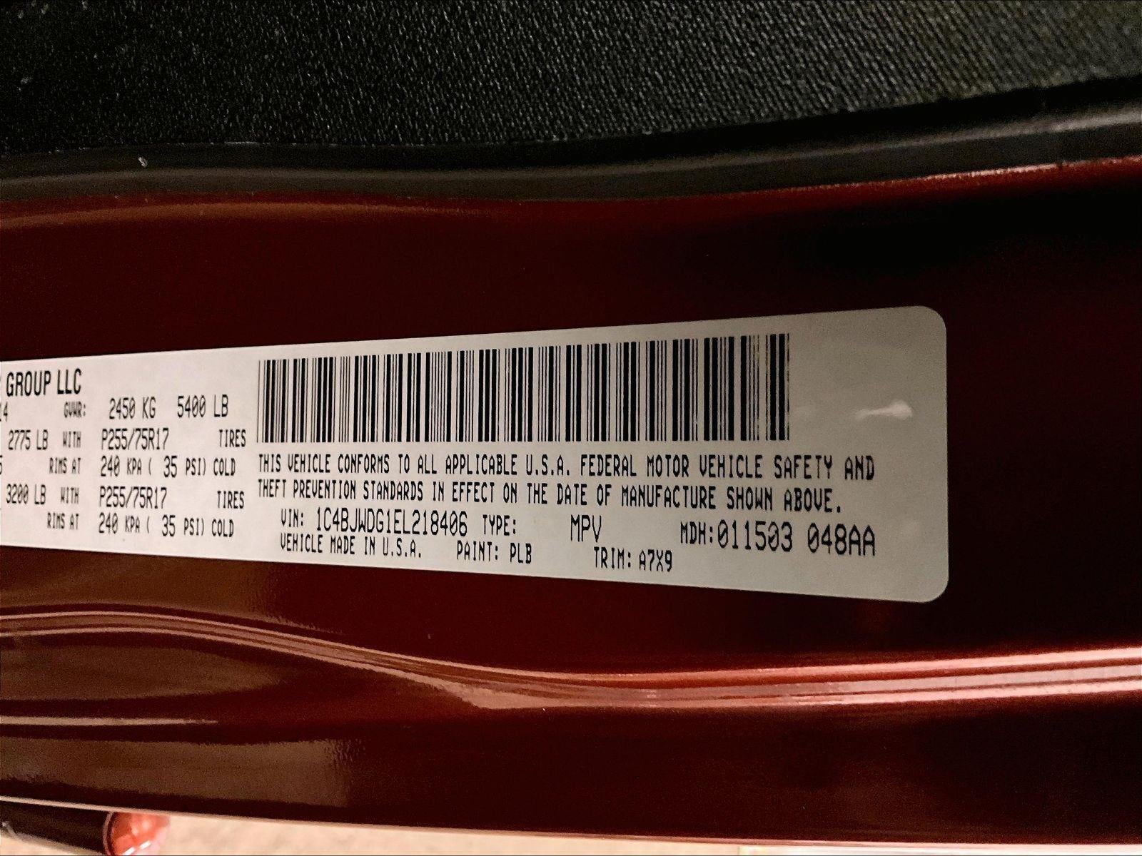 2014 Jeep Wrangler Unlimited Sport