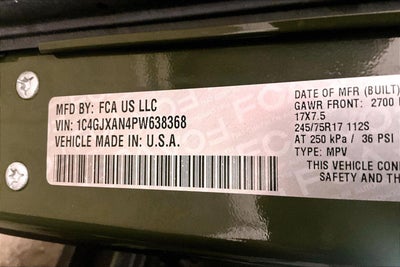 2023 Jeep Wrangler Sport