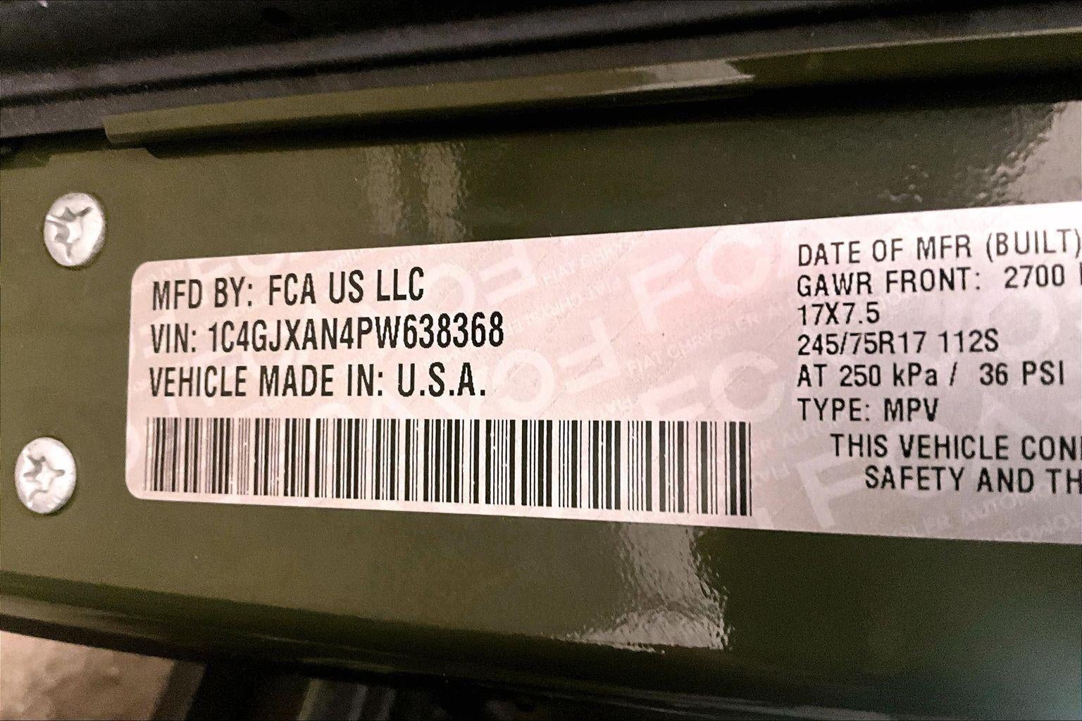 2023 Jeep Wrangler Sport