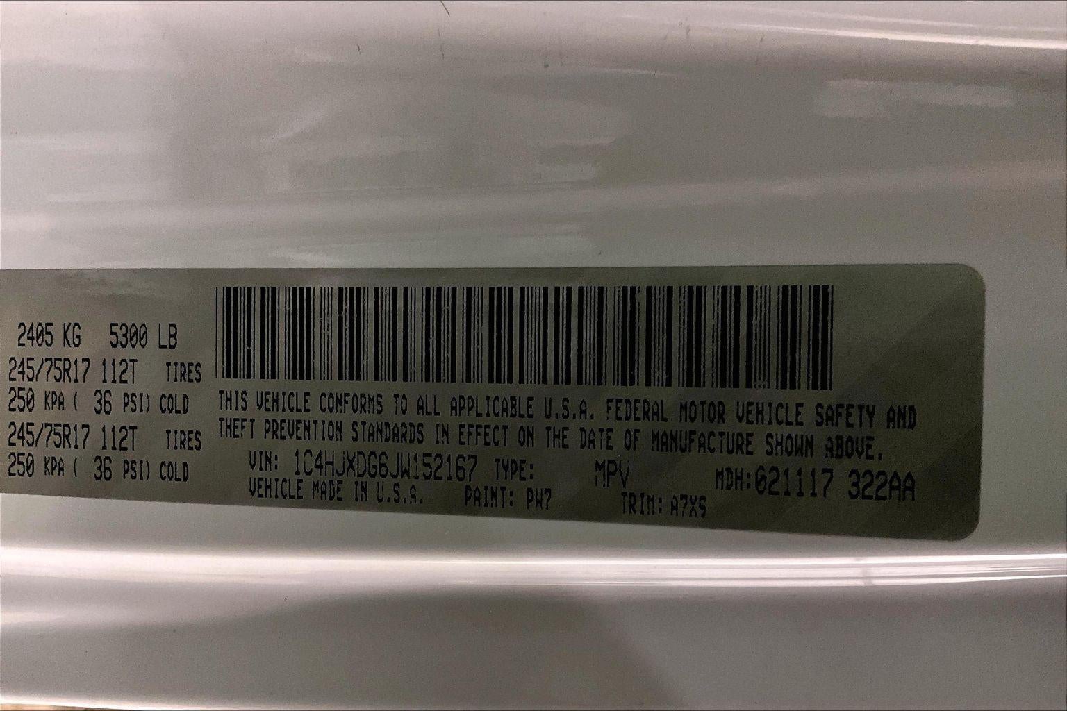 2018 Jeep Wrangler Unlimited Sport S