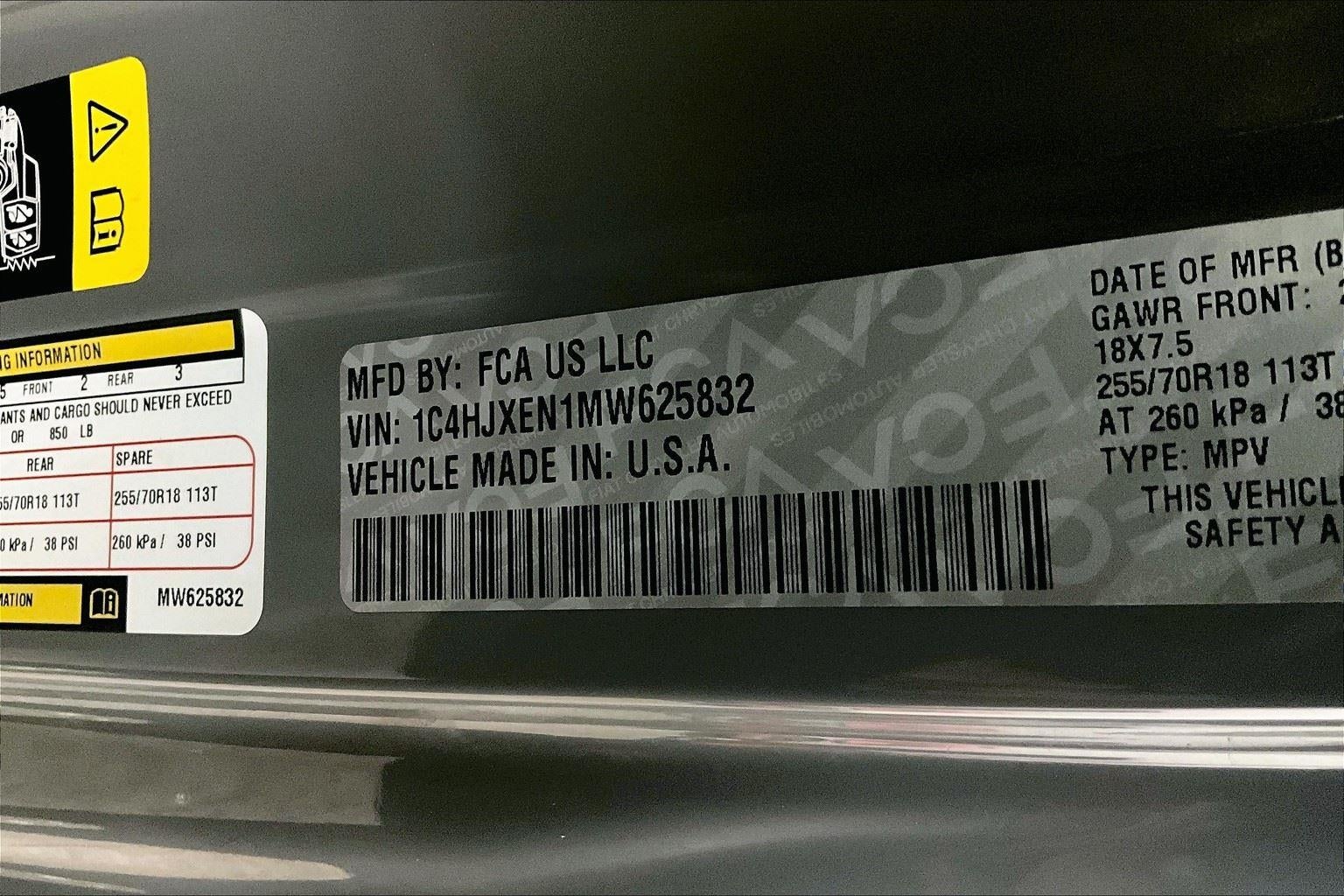 2021 Jeep Wrangler Unlimited Sahara