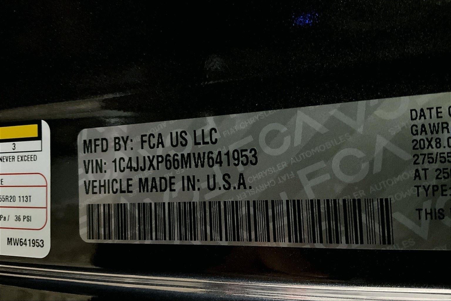 2021 Jeep Wrangler 4xe Unlimited Sahara High Altitude