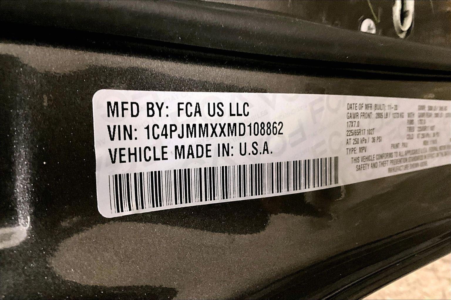 2021 Jeep Cherokee Latitude Lux