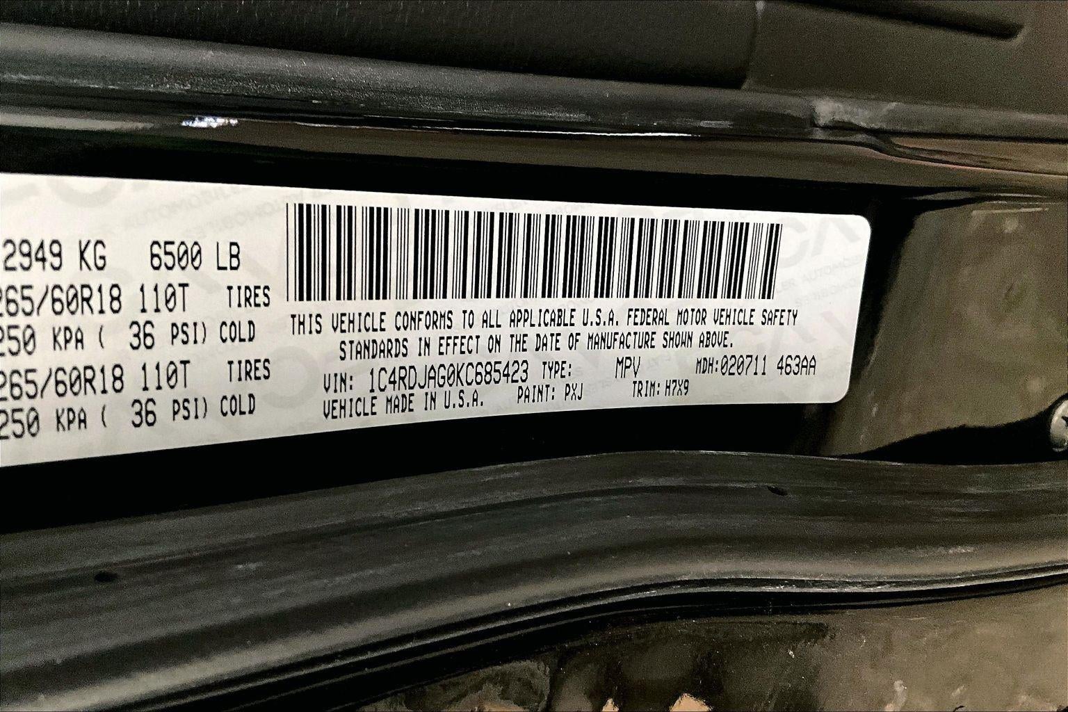 2019 Dodge Durango SXT