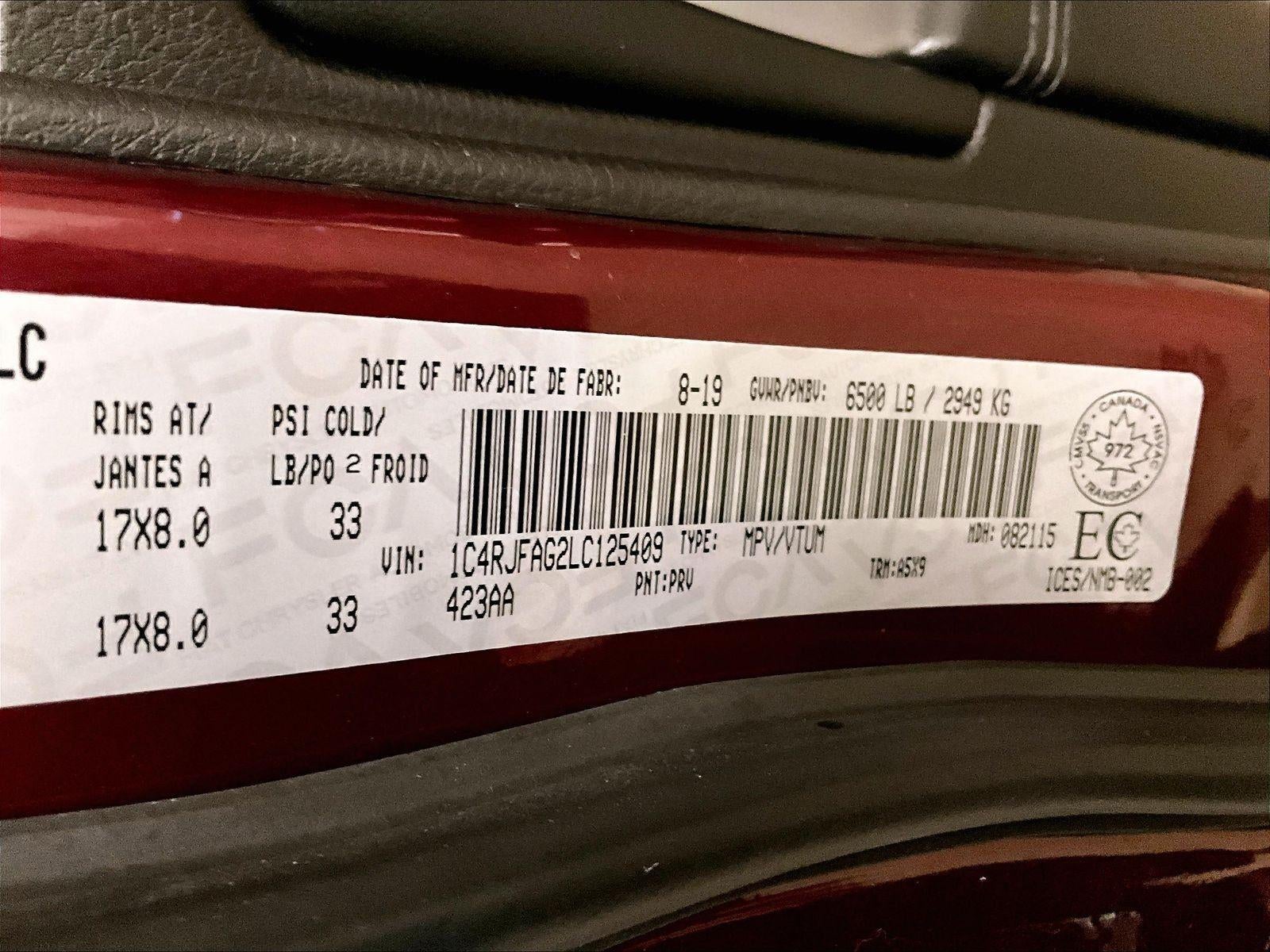 2020 Jeep Grand Cherokee Laredo