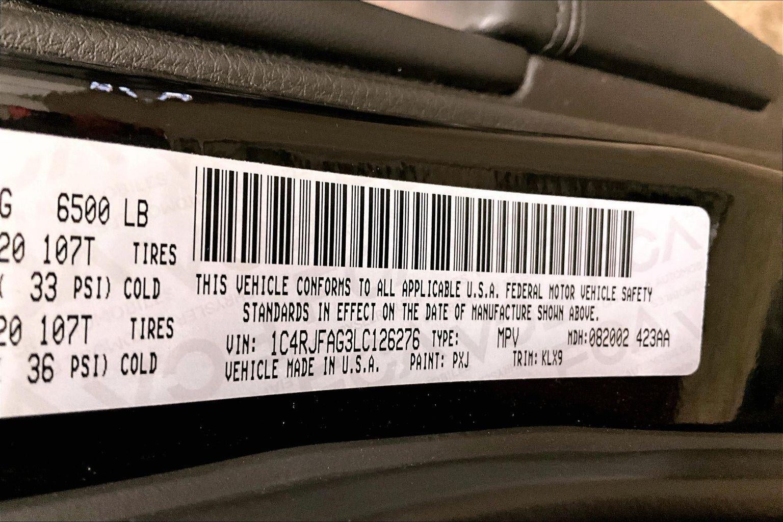 2020 Jeep Grand Cherokee Altitude