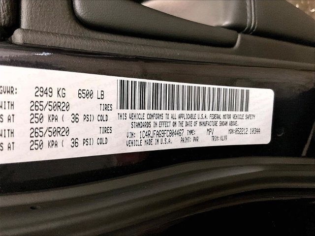 2015 Jeep Grand Cherokee Altitude