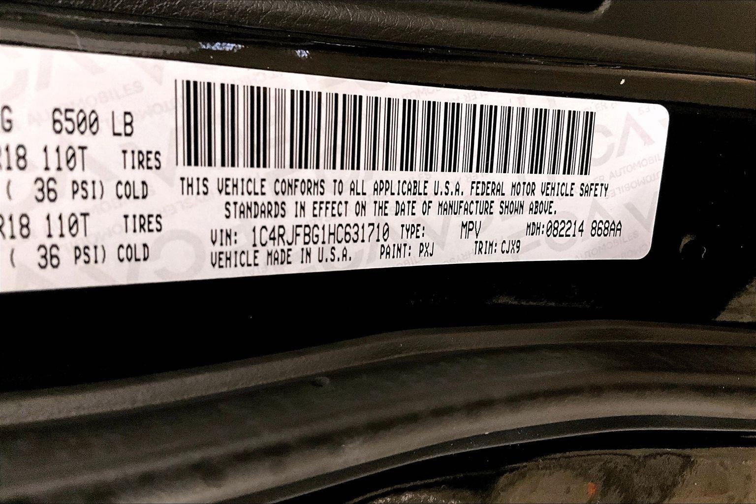 2017 Jeep Grand Cherokee Limited