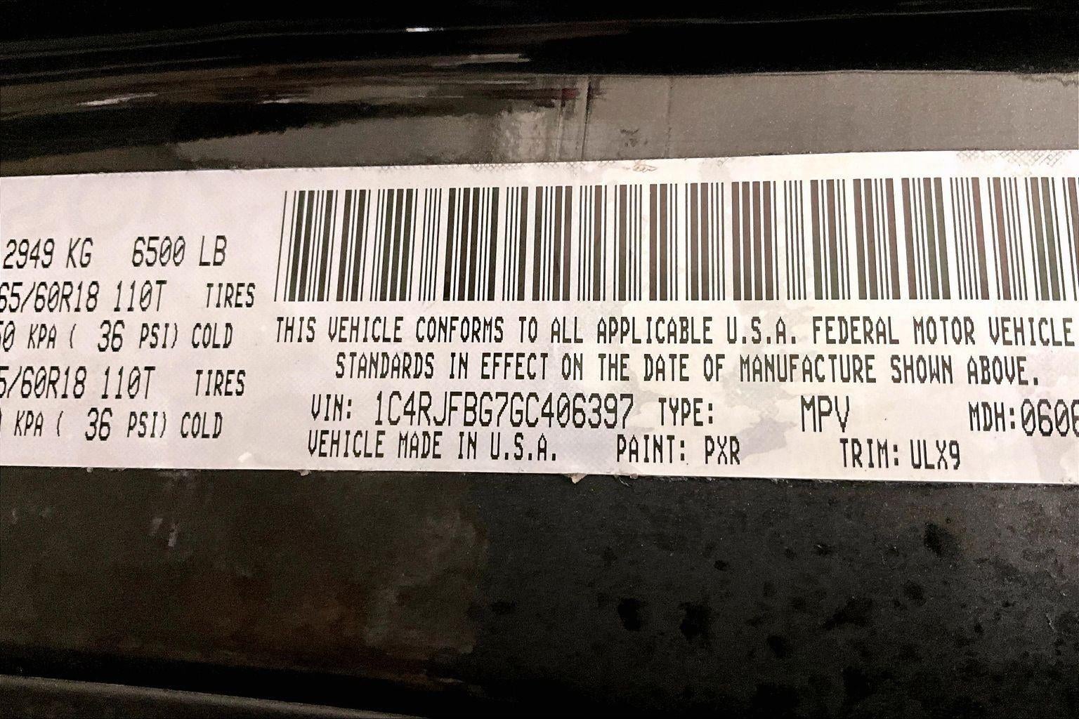 2016 Jeep Grand Cherokee Limited