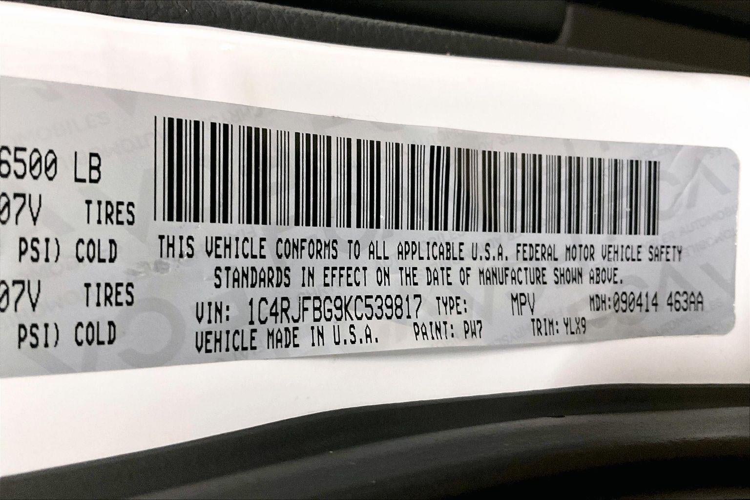 2019 Jeep Grand Cherokee Limited X