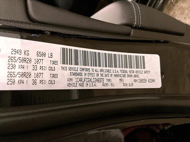 2020 Jeep Grand Cherokee Overland