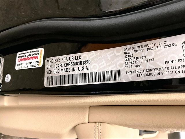 2021 Jeep Grand Cherokee L Limited