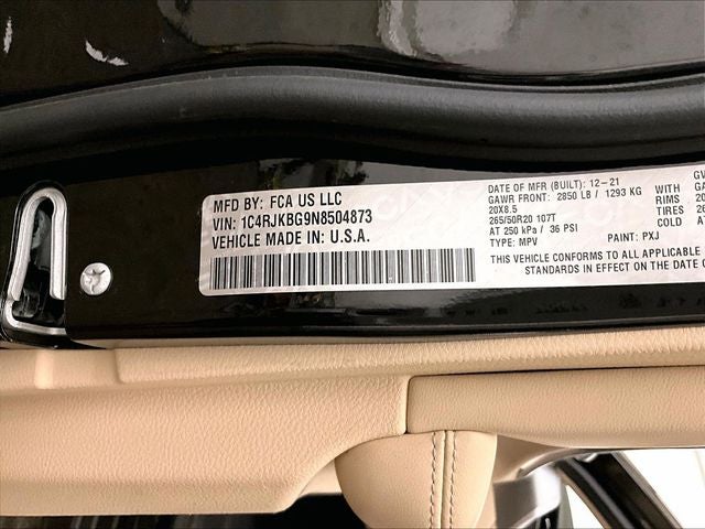 2022 Jeep Grand Cherokee L Limited