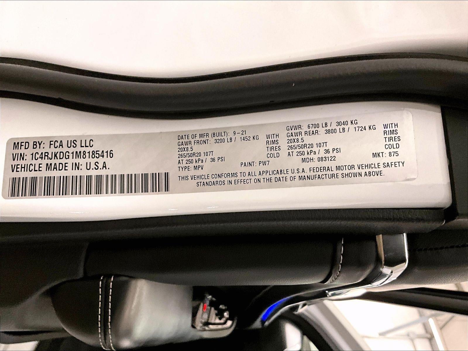 2021 Jeep Grand Cherokee L Overland