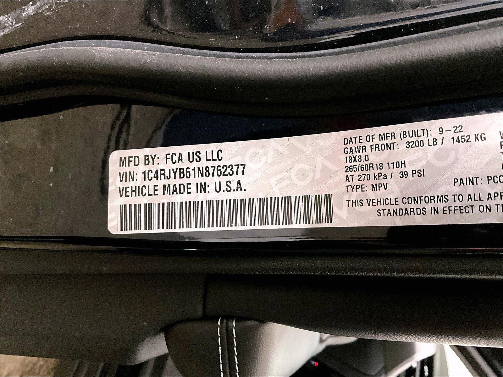 2022 Jeep Grand Cherokee 4xe 4xe