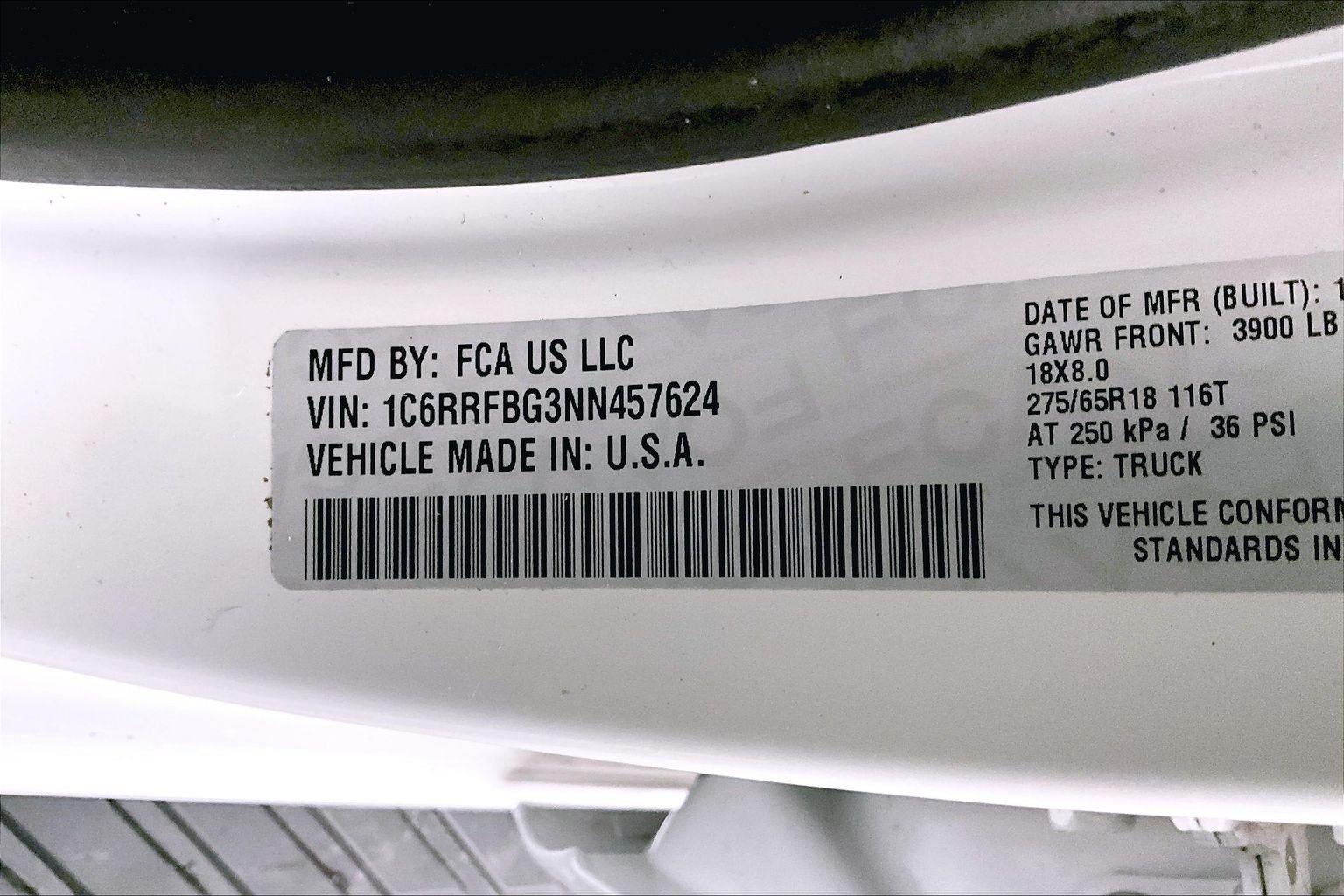 2022 RAM 1500 Big Horn