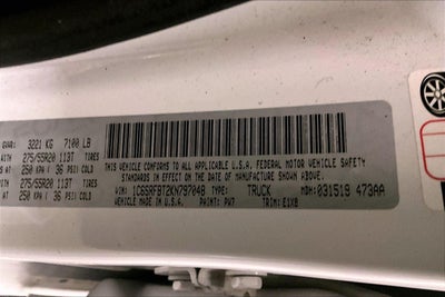 2019 RAM 1500 Big Horn/Lone Star