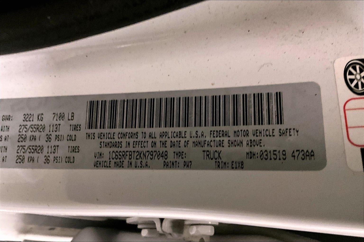 2019 RAM 1500 Big Horn/Lone Star