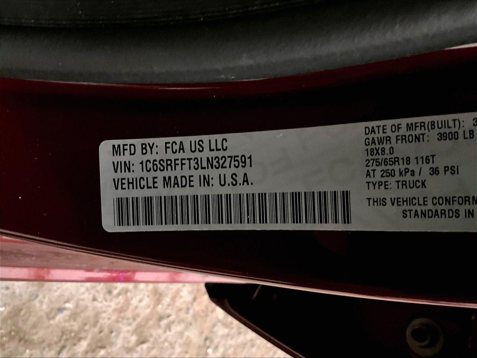 2020 RAM 1500 Big Horn