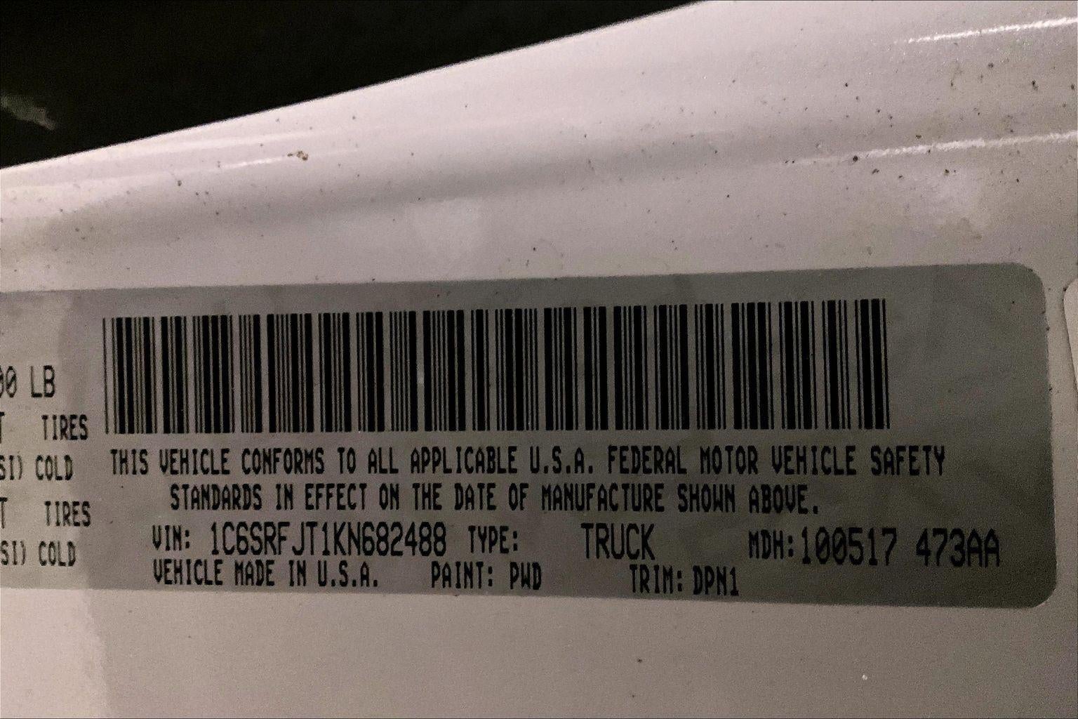 2019 RAM 1500 Laramie