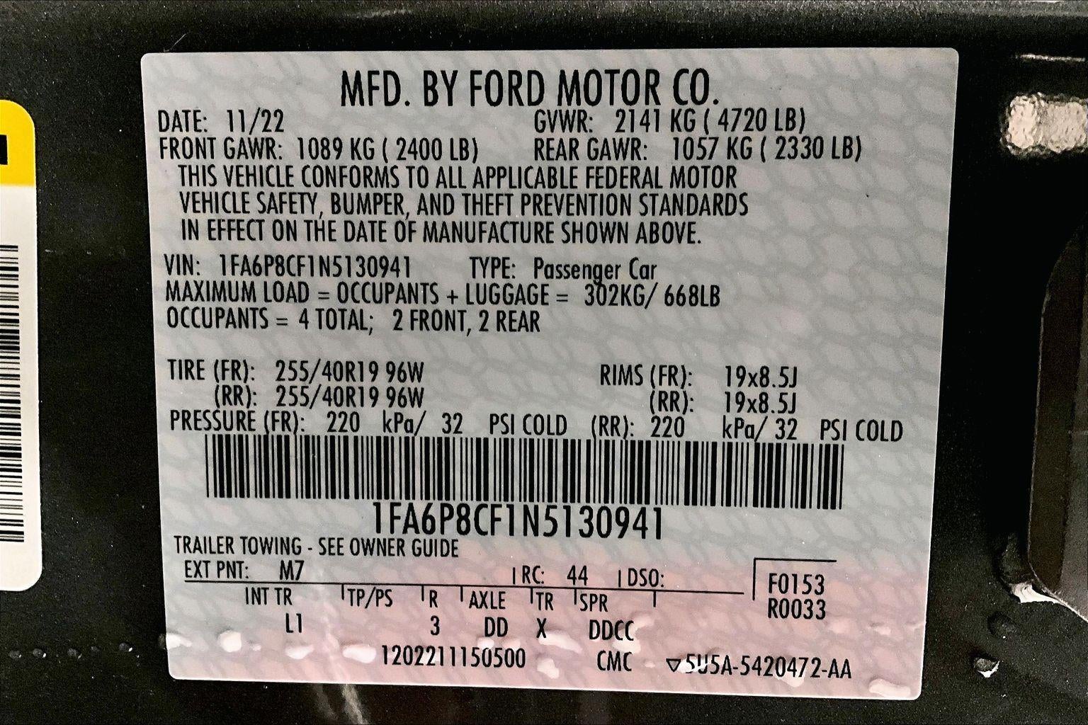 2022 Ford Mustang GT Premium