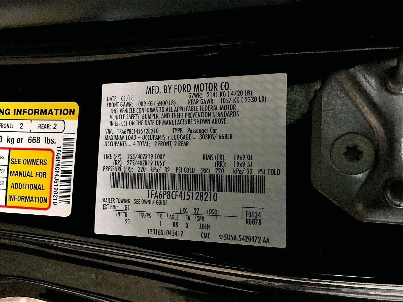 2018 Ford Mustang GT