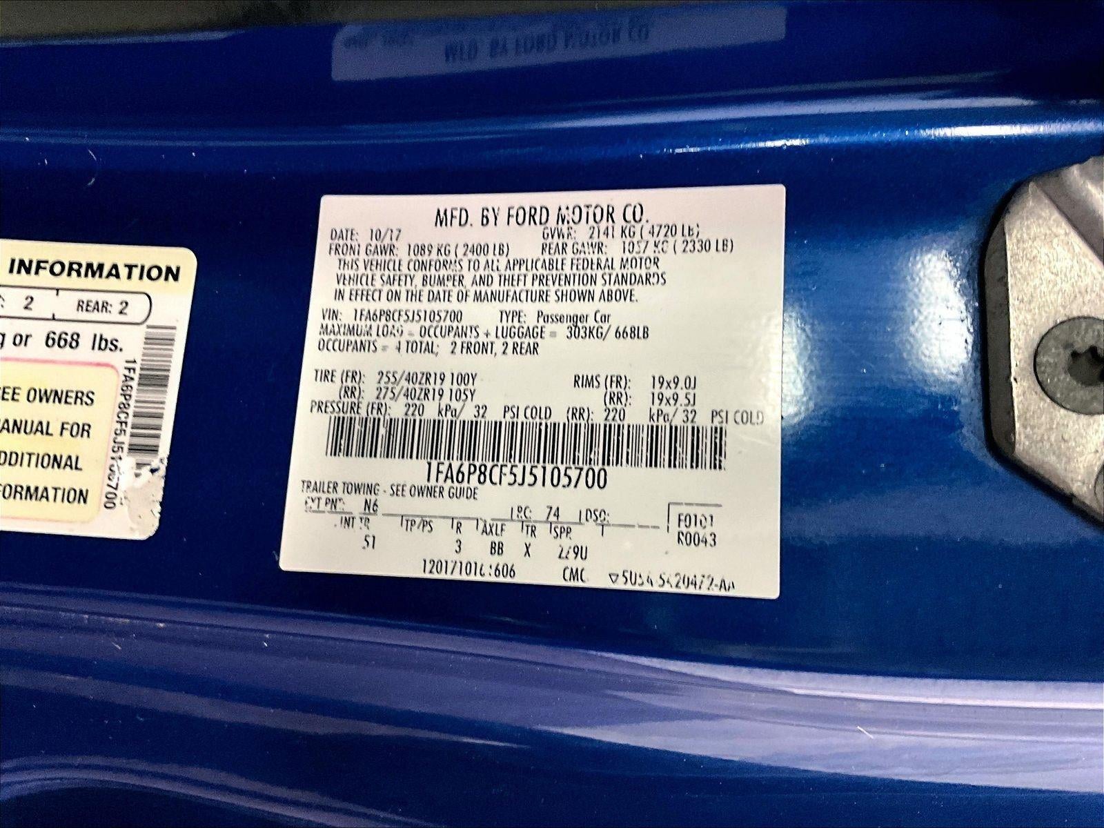 2018 Ford Mustang GT Premium