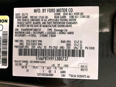 2015 Ford Mustang EcoBoost