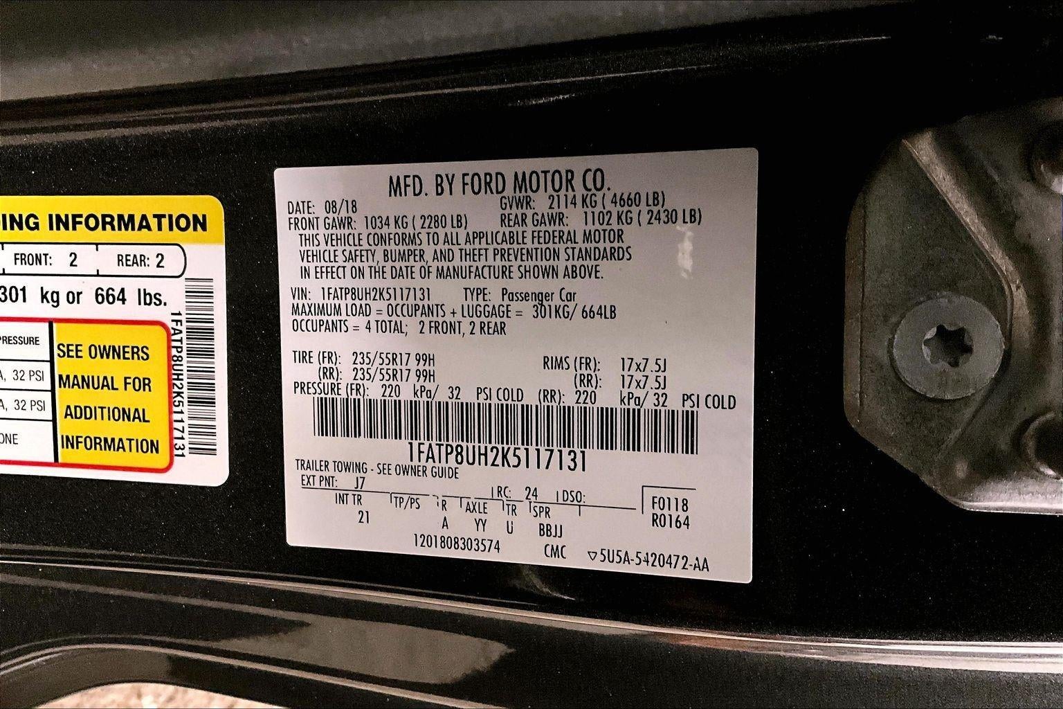 2019 Ford Mustang EcoBoost