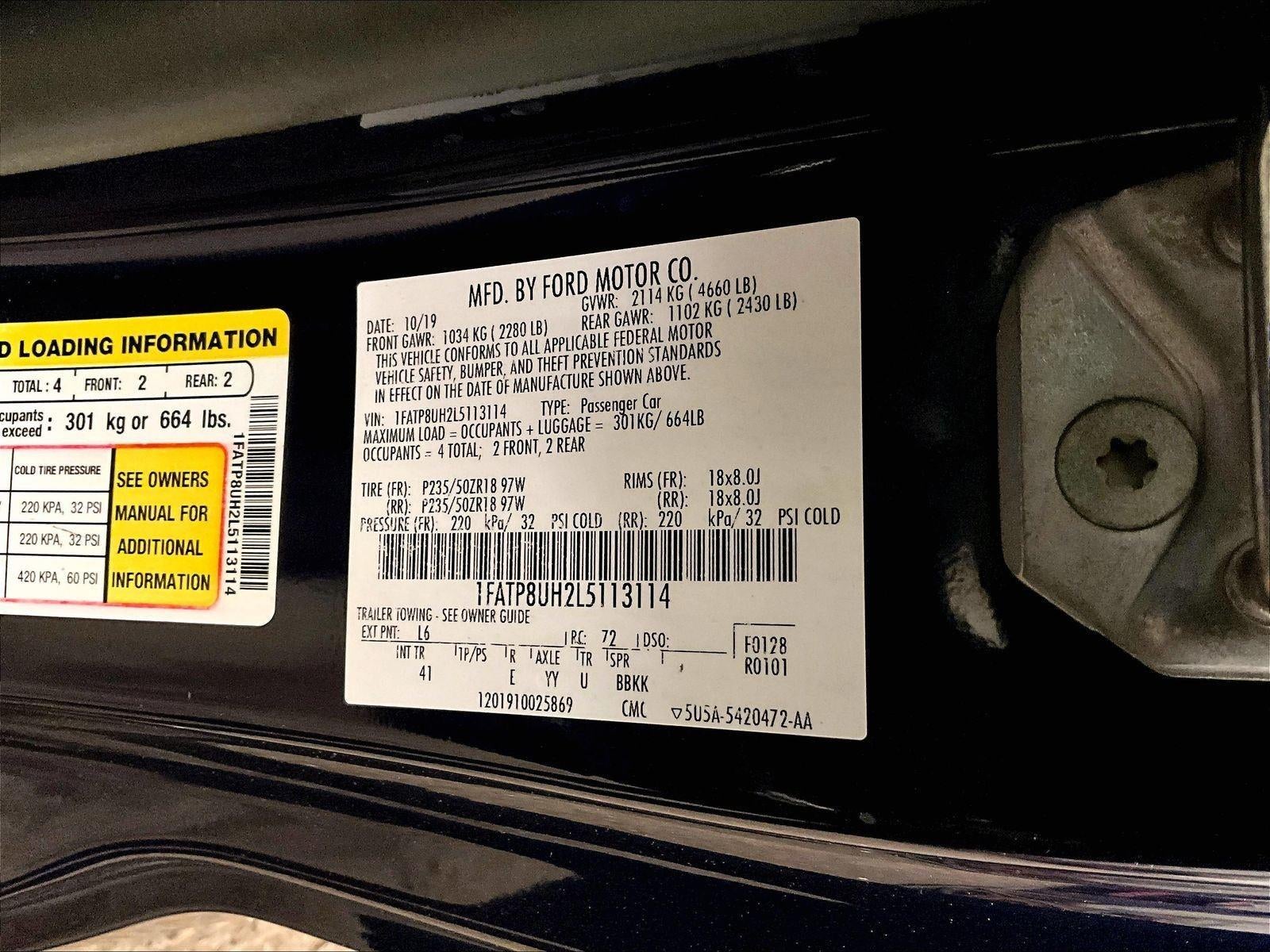 2020 Ford Mustang EcoBoost Premium