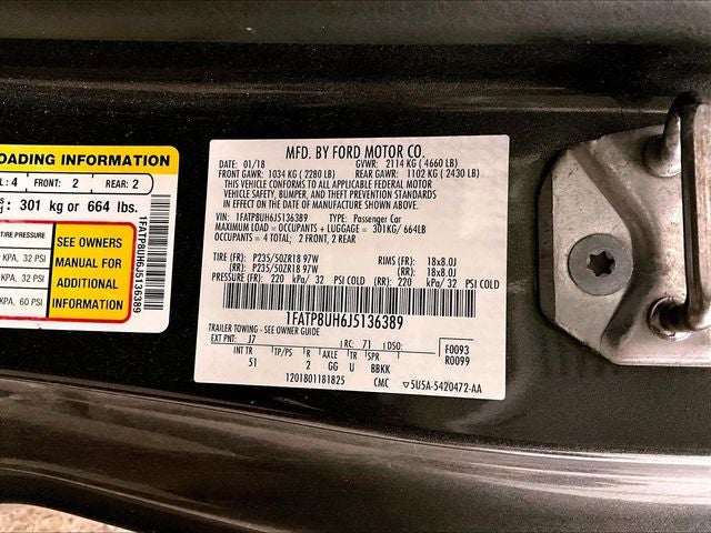 2018 Ford Mustang EcoBoost Premium
