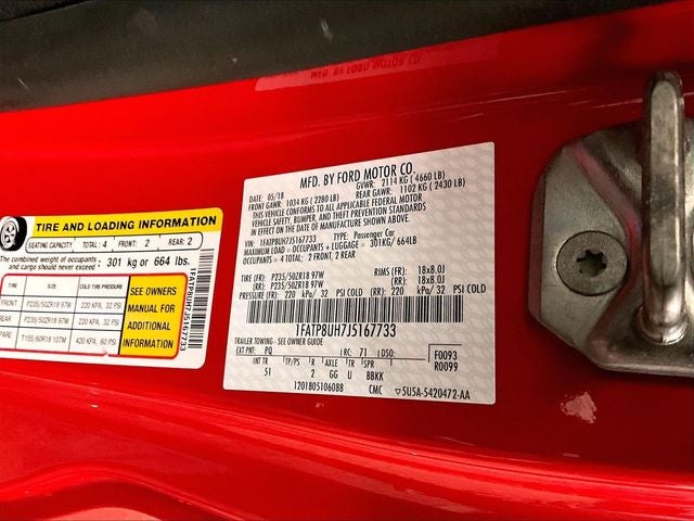 2018 Ford Mustang EcoBoost Premium