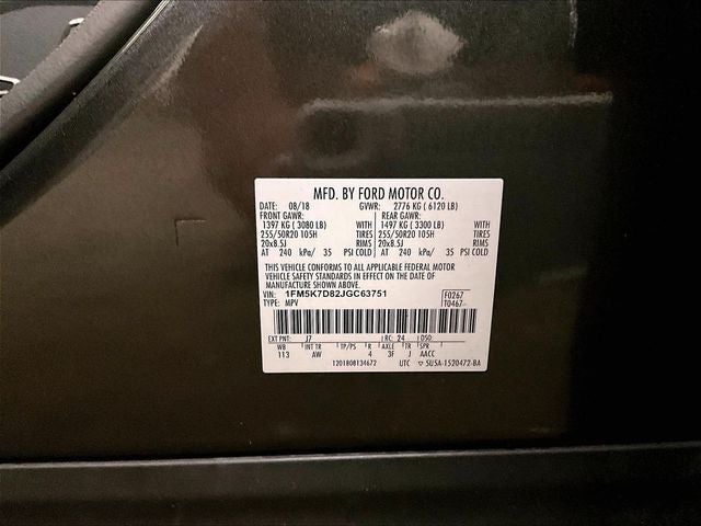 2018 Ford Explorer XLT