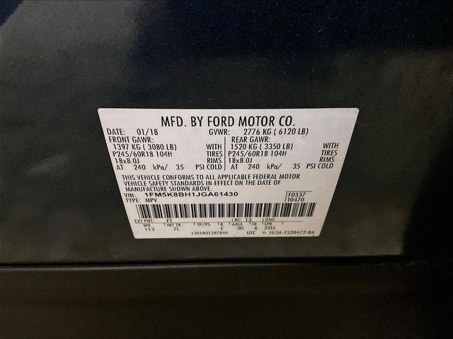 2018 Ford Explorer Base