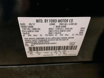 2017 Ford Explorer XLT