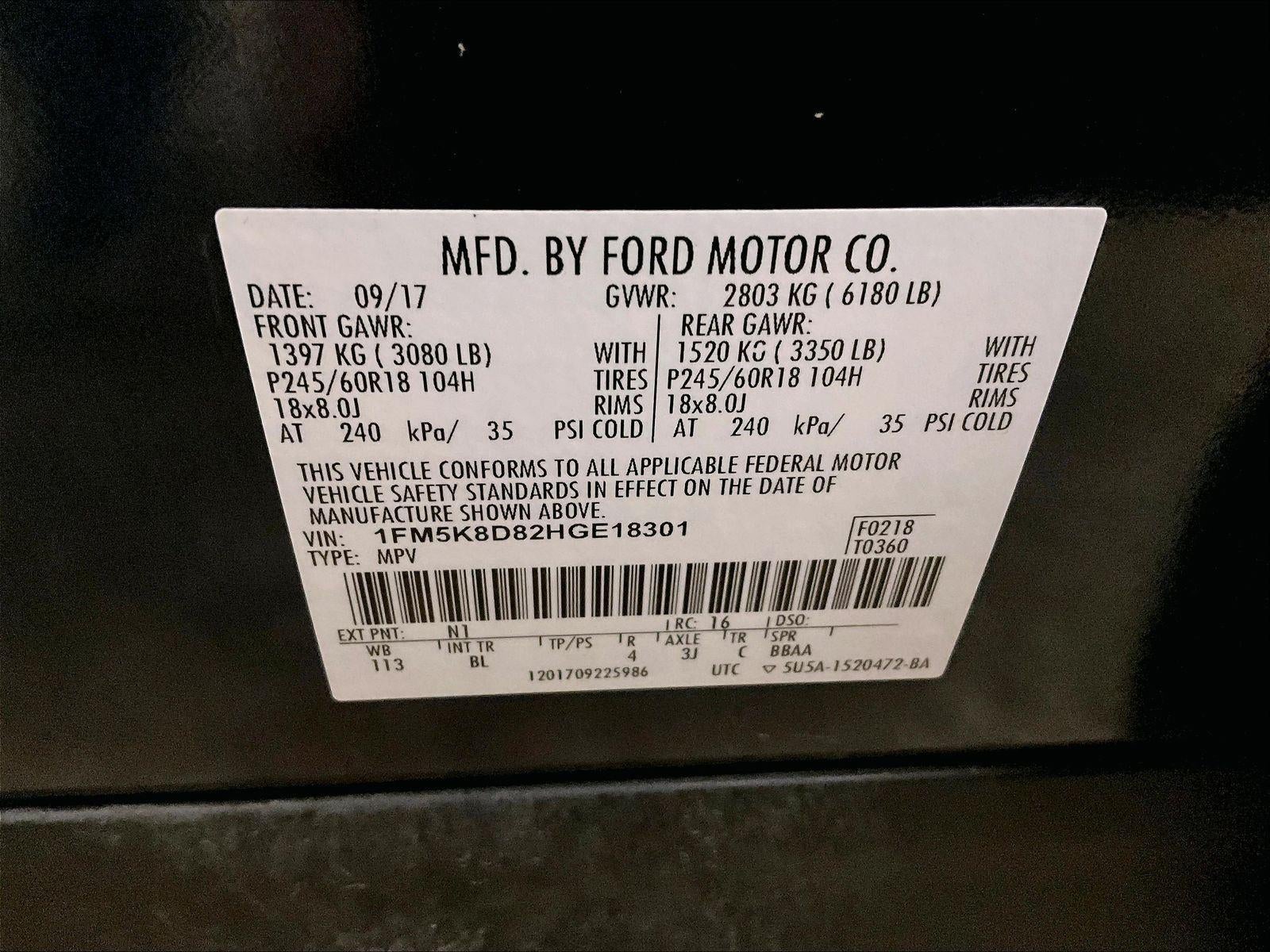 2017 Ford Explorer XLT