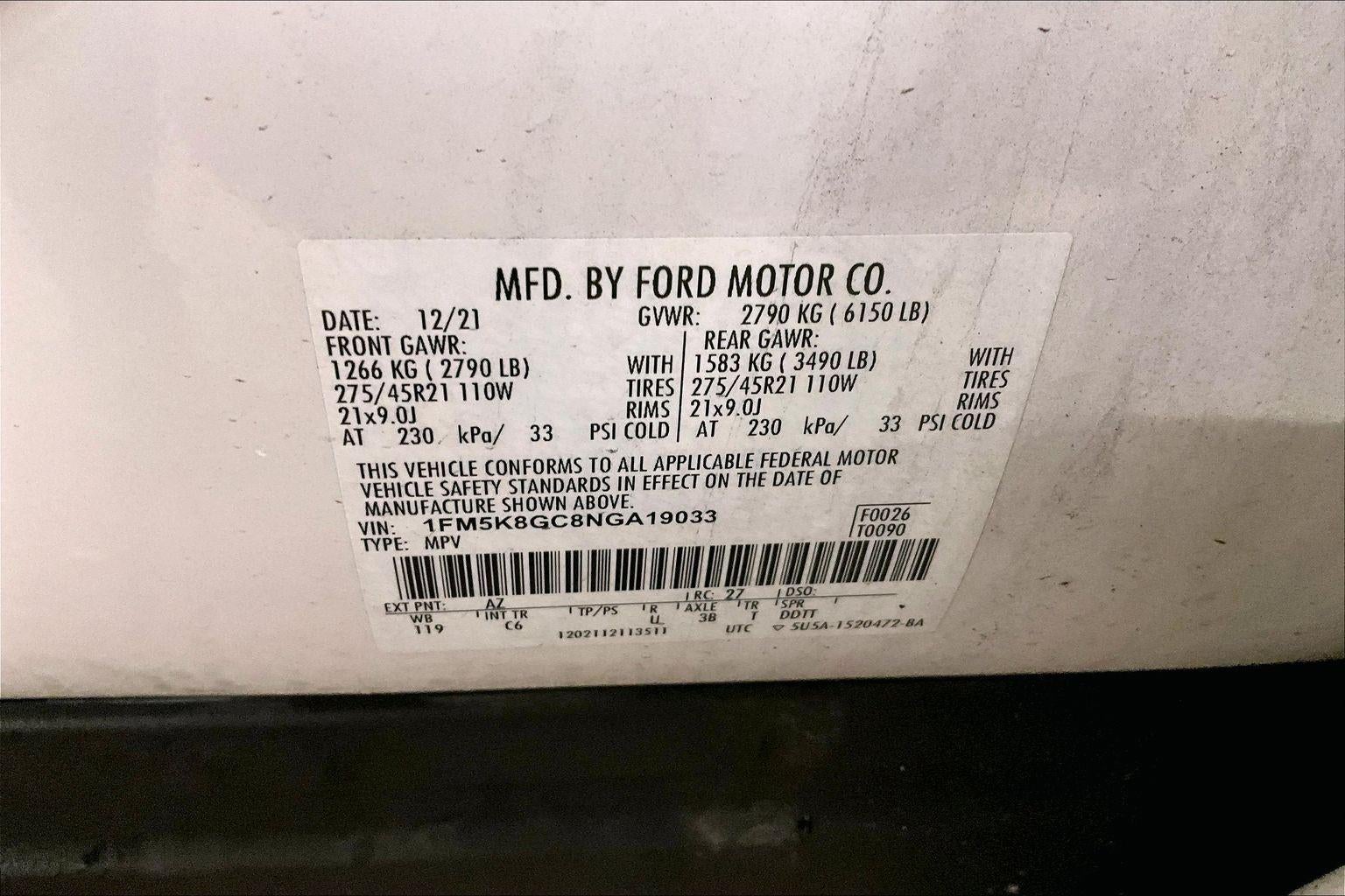 2022 Ford Explorer ST