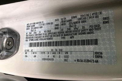 2025 Ford Escape PHEV