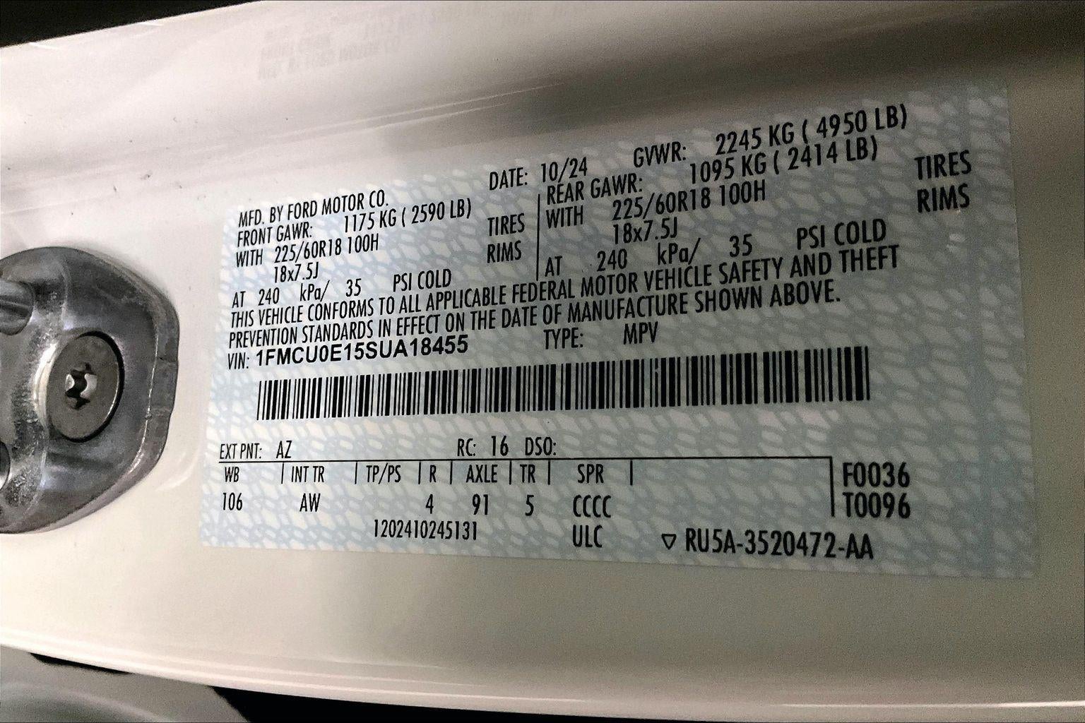 2025 Ford Escape PHEV