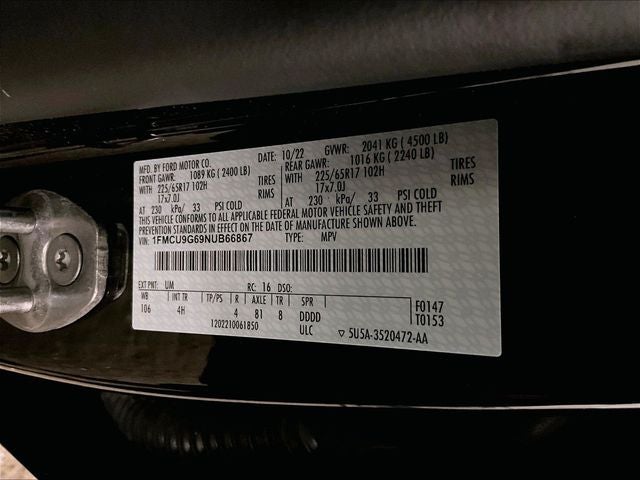 2022 Ford Escape SE