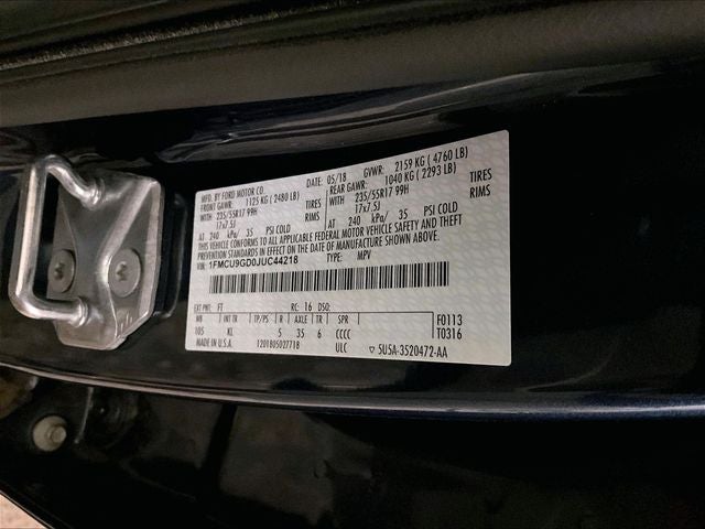 2018 Ford Escape SE