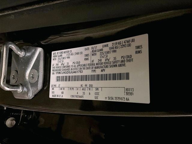 2018 Ford Escape SE