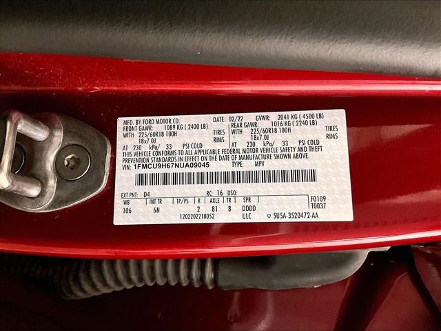 2022 Ford Escape SEL
