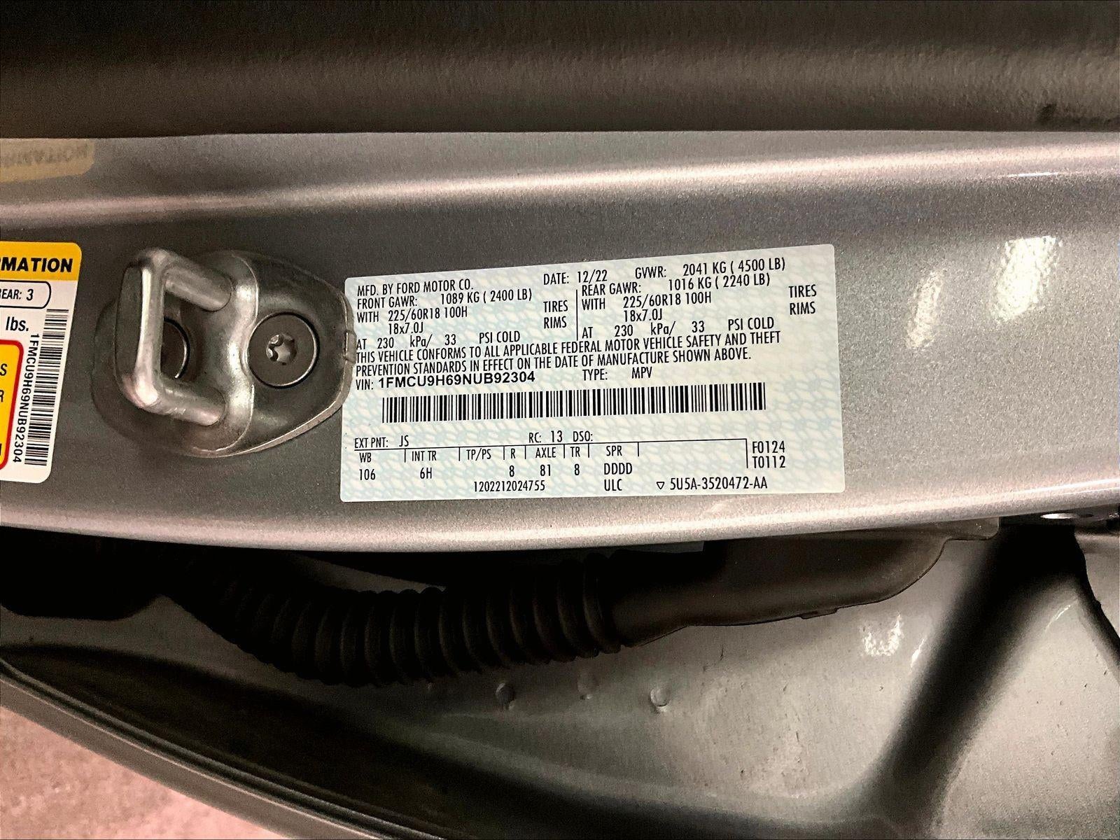 2022 Ford Escape SEL