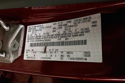 2013 Ford Escape SEL