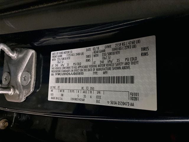 2018 Ford Escape SEL